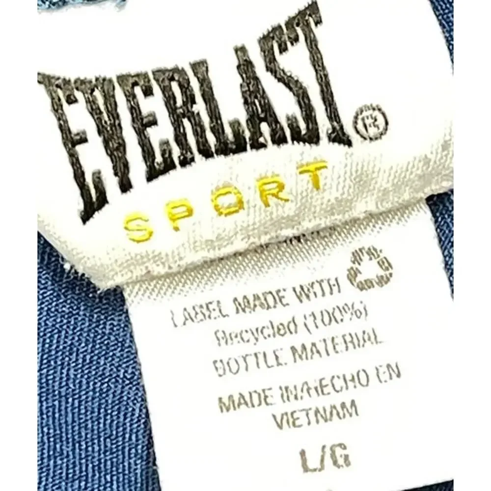 Everlast Leggings Women Size L Blue Pull On Athleisure All Over Floral Pint - Picture 3 of 5